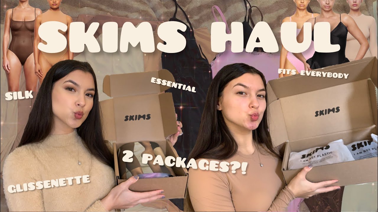 SKIMS TRY ON HAUL | FITS EVERYBODY, ESSENTIALS, LACE POINTELLE, SILK, GLISSENETTE