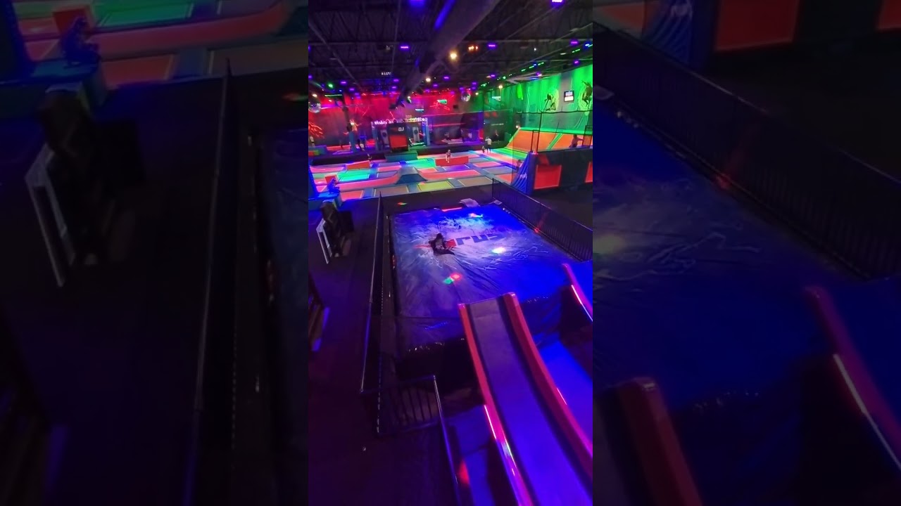 Slider. Rush trampoline Park
