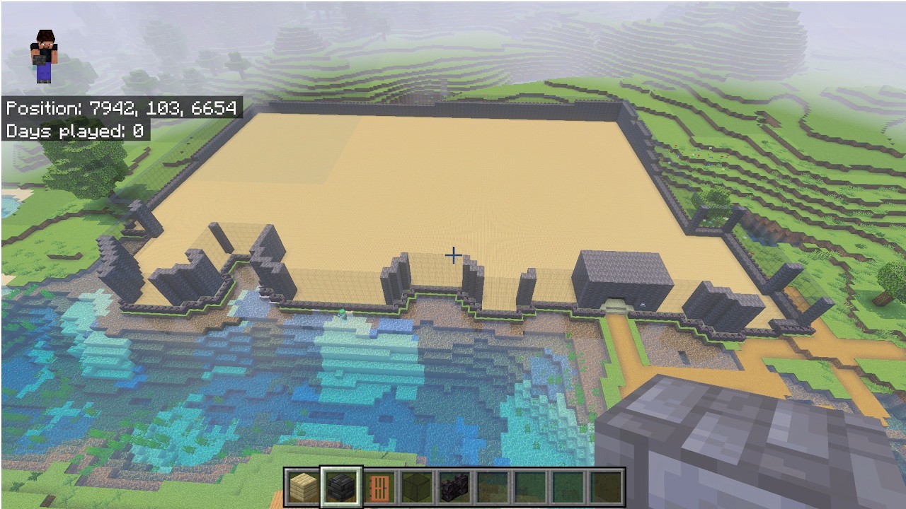 Minecraft house pt5: putting down the walls and windows