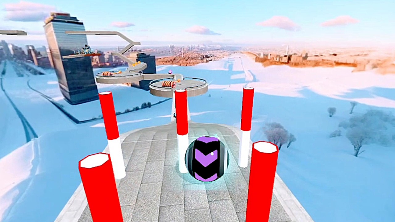 Color Changing BALLS 💥 Nafxitrix Gaming Game 3 Sky Rolling Balls 3D
