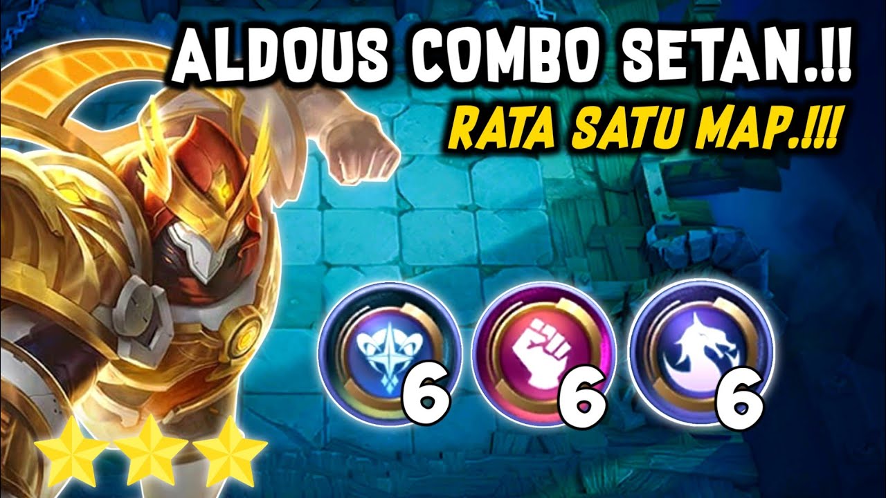 ALDOUS COMBO SETAN.!! RATA SATU MAP.!! MAGIC CHESS MOBILE LEGENDS