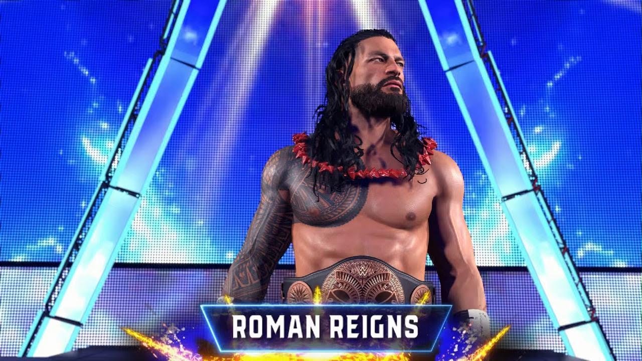 WWE 2K26 Kane 08 & Terry Funk vs Roman Reigns & Seth Rollins 25