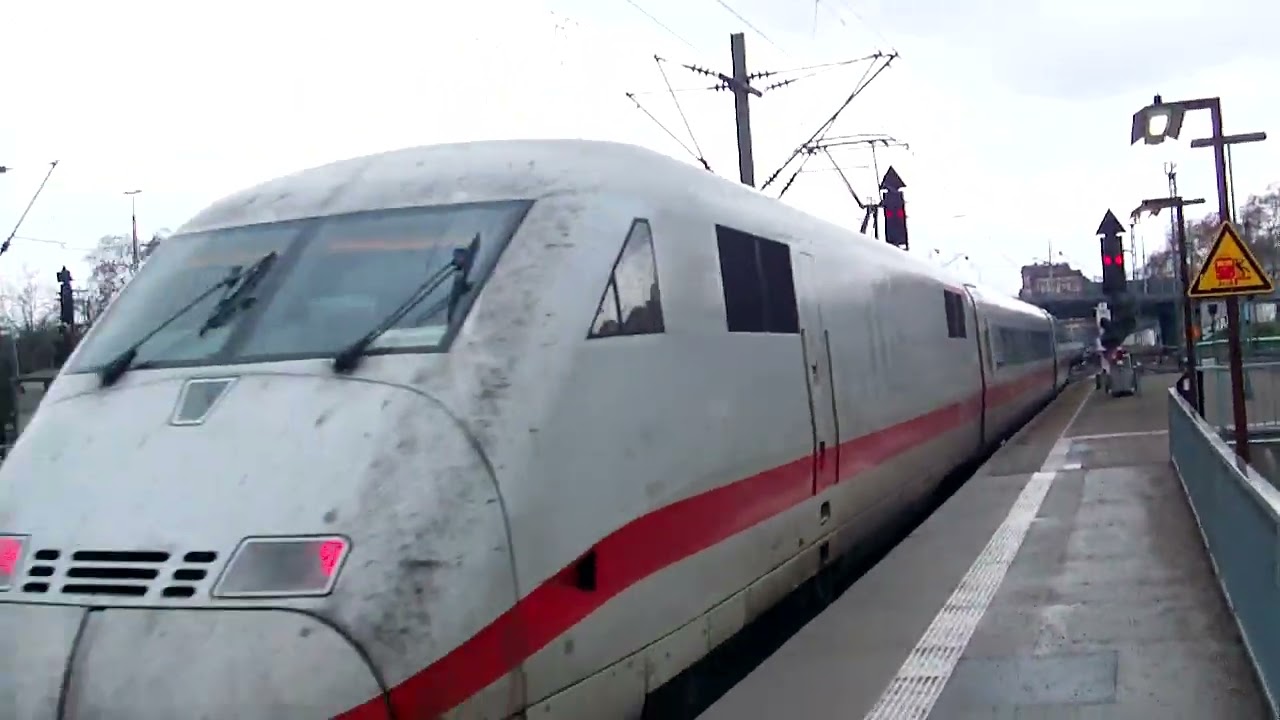 Mannheim Hbf ICE 1645 Ausfahrt Richtung Köln Hbf ICE 2 Br 402