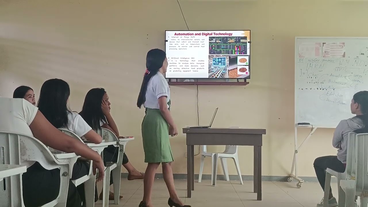Alona Arcala from G1.  Equipment and Technology in food processing 