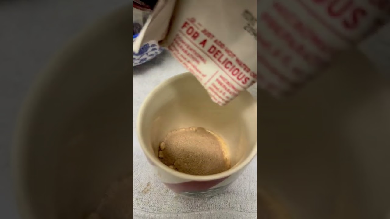 Actual marshmellow in this Nestle hot chocolate packet drink! ☕️
