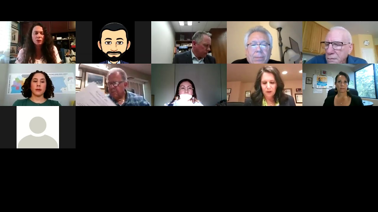 Virtual Board Meeting April 21, 2020