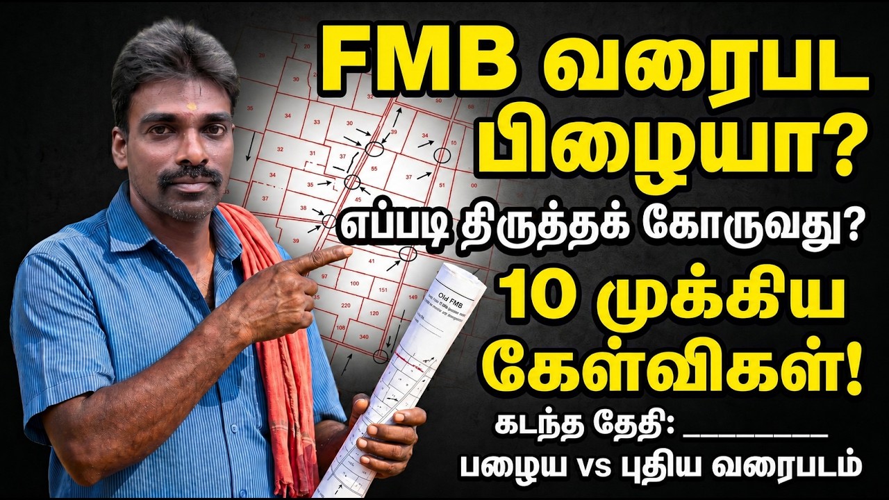 FMB வரைபடத்தில் பிழையா? எப்படி திருத்த கோருவது?Error in the FMB Sketch? How to Request a Correction?
