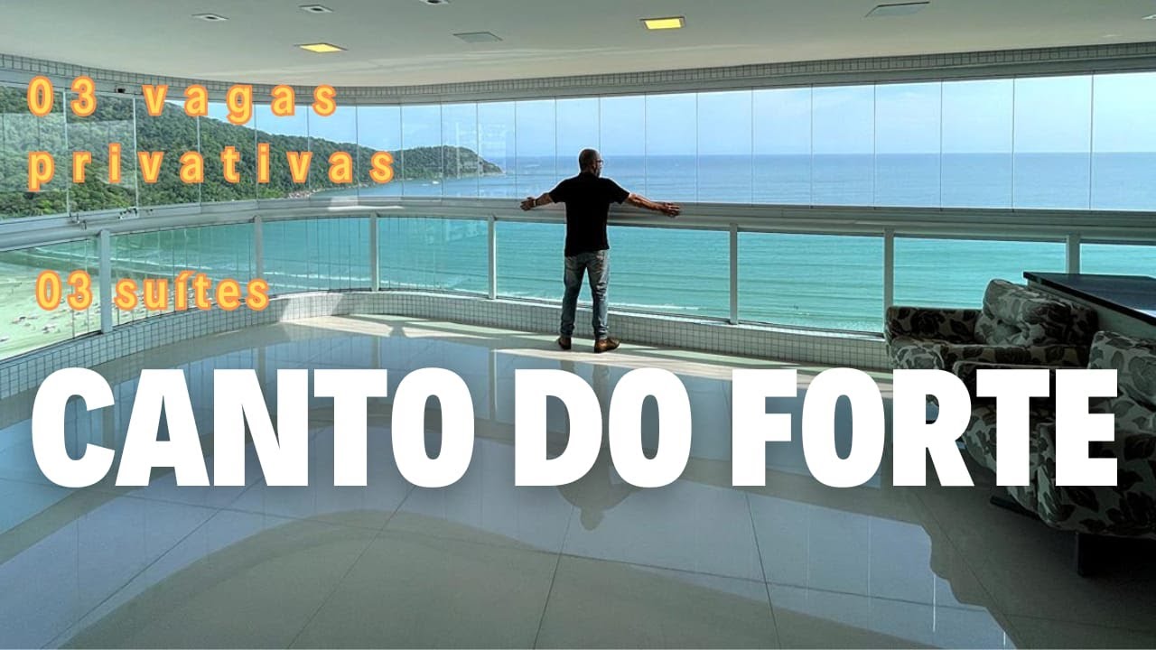 Apartamento frente mar na Praia Grande/SP -  Canto do Forte