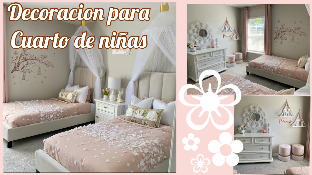 Decoración para cuarto de niñas | Ideas para decorar un cuarto de niñas | Melissa Espinosa