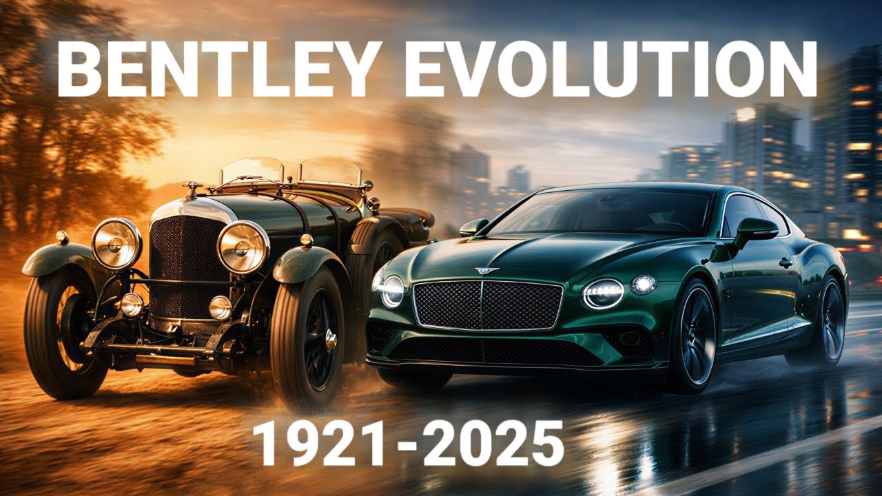 Bentley Evolution (1921–2025) | Cinematic Transformation in Motion