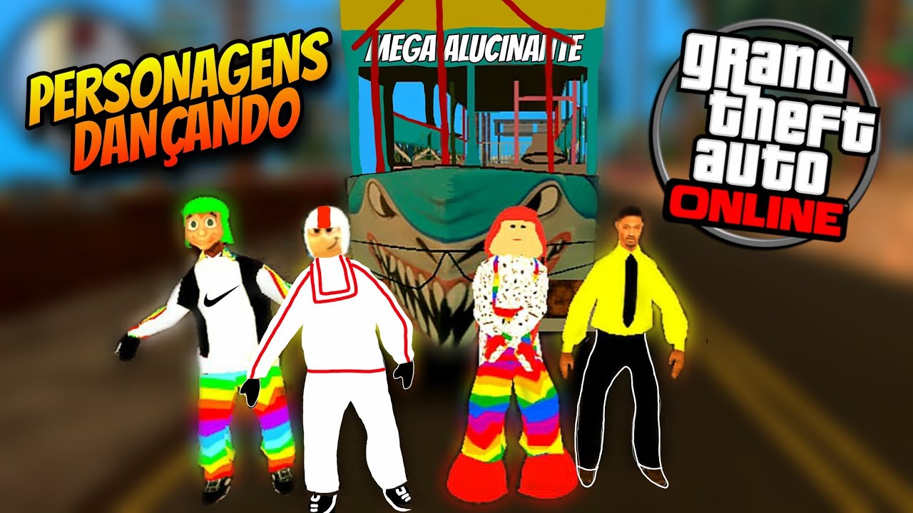 🔴CHAVES FOFÃO E KICK BUTTOWSKI  DANÇANDO NO TRENZINHO MEGA ALUCINANTE (GTA SAMP)!🔴