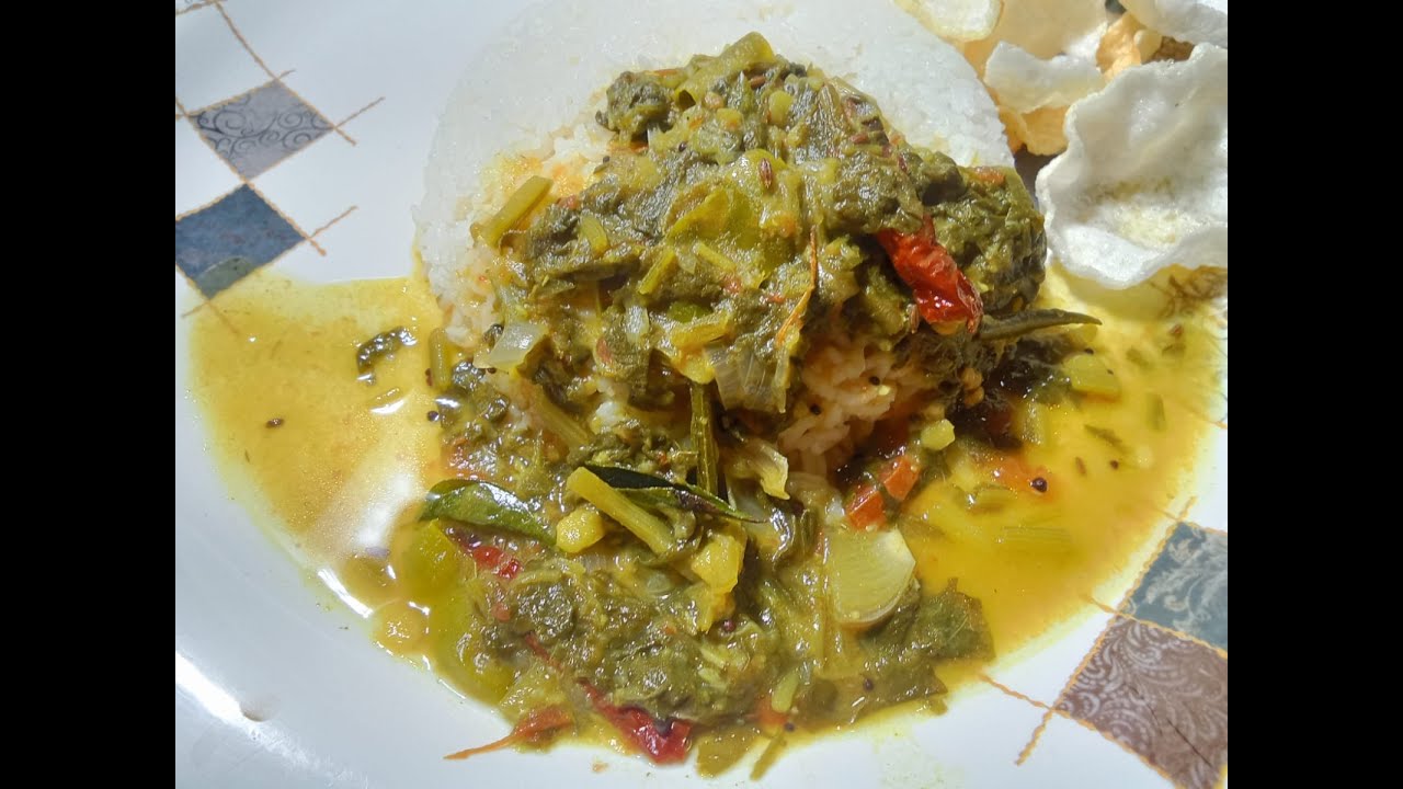Palak sambar recipe in kannada #food  #cooking