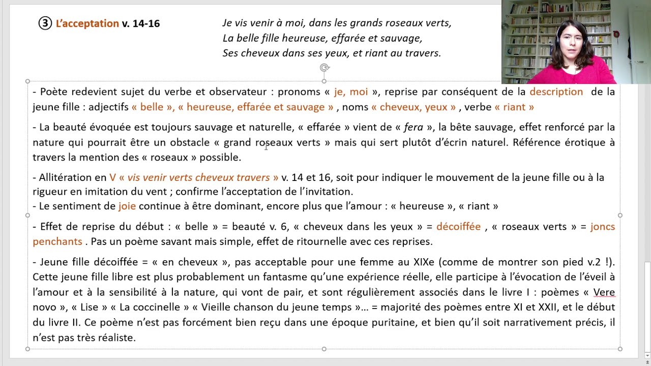 1e :Explication linéaire 