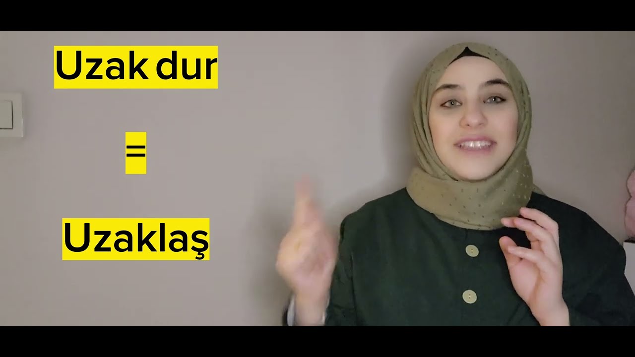 معنى كلمة Uzak التي يستخدمها الأتراك بكثرة | تعلم التركية من الصفر