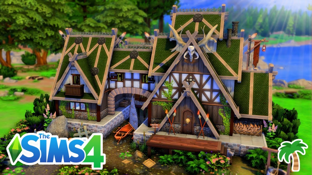 Viking Family Home 🏹 The Sims 4 Speed Build | No CC