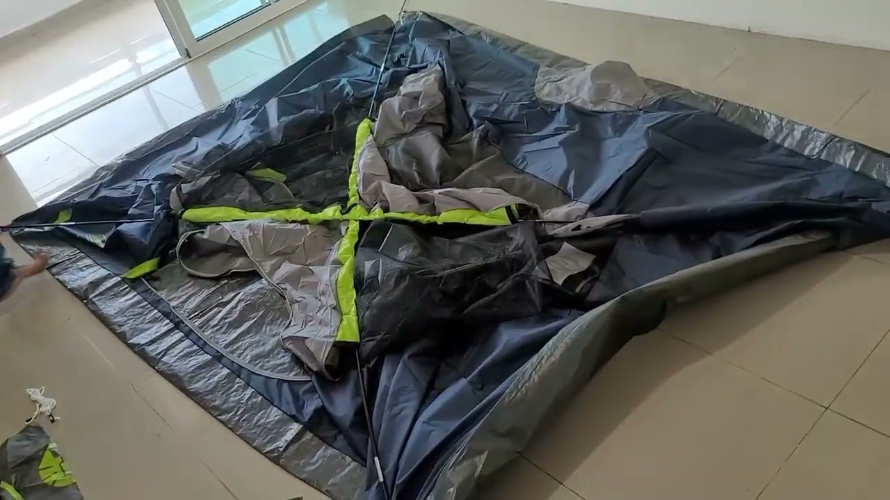 CASA DE CAMPAÑA COLEMAN SUDOME TENT PARA 4 PERSONAS UNBOXING Y ARMADO EN CASA