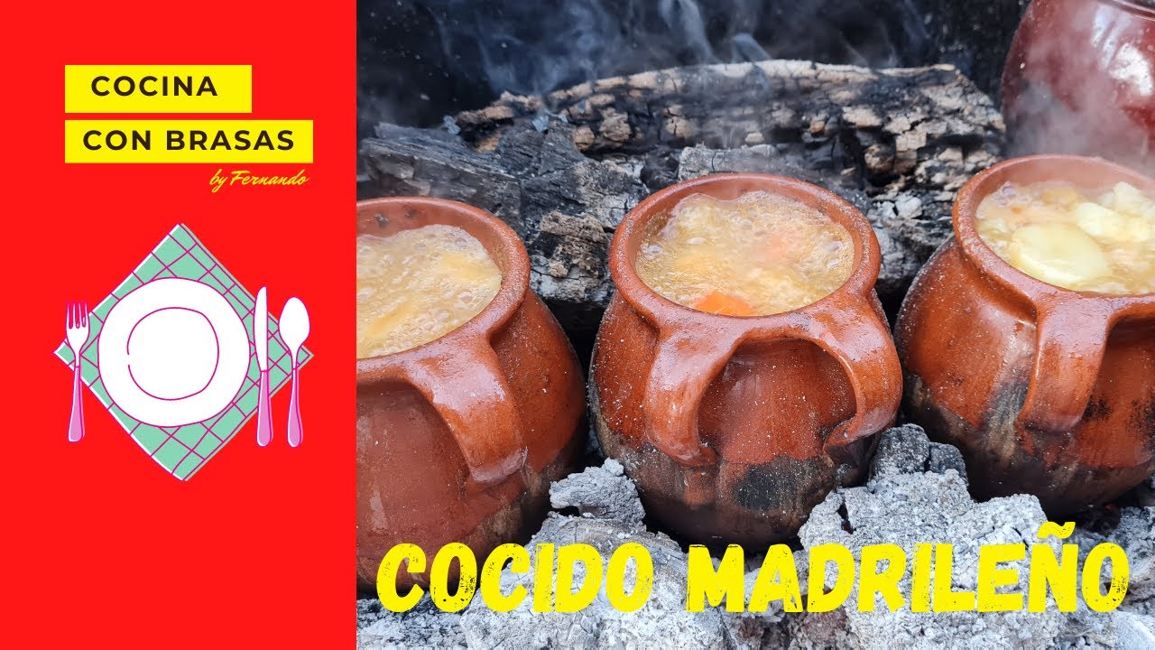 Cocido madrileño a la lumbre