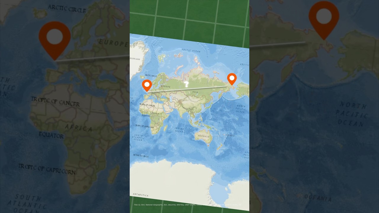 W&uuml;rdest du diese Strecke laufen? #geografie #fakten #karten #landkarten #allgemeinwissen