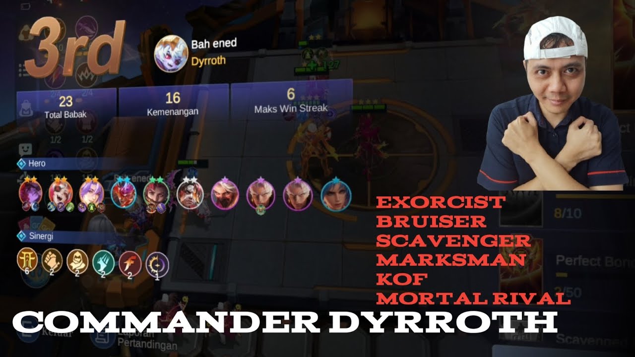 COMMANDER DYRROTH | MASIH BELAJAR BANG #mcgg #magicchessgogo 