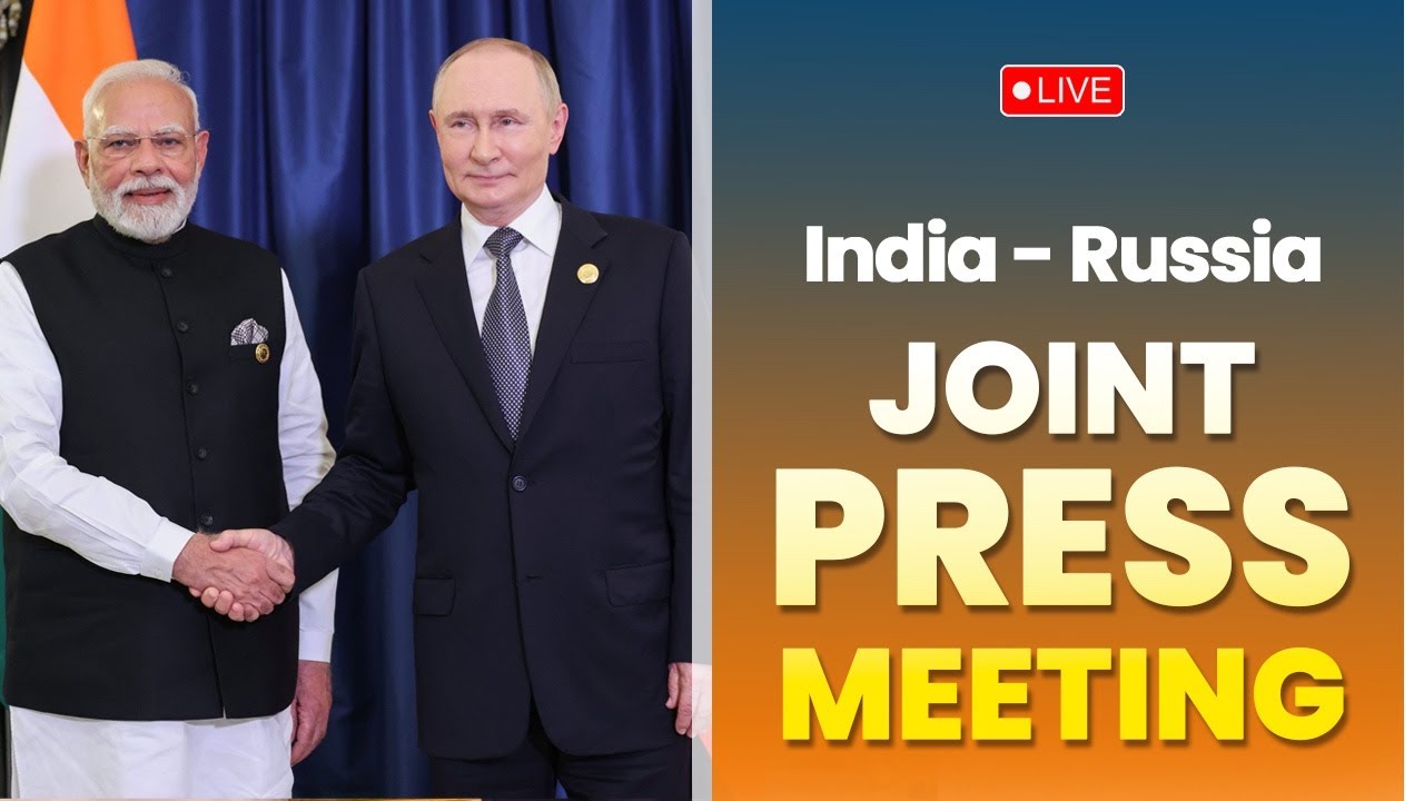 LIVE: PM Modi, Russian President Putin attend joint press meet at Hyderabad House, New Delhi
