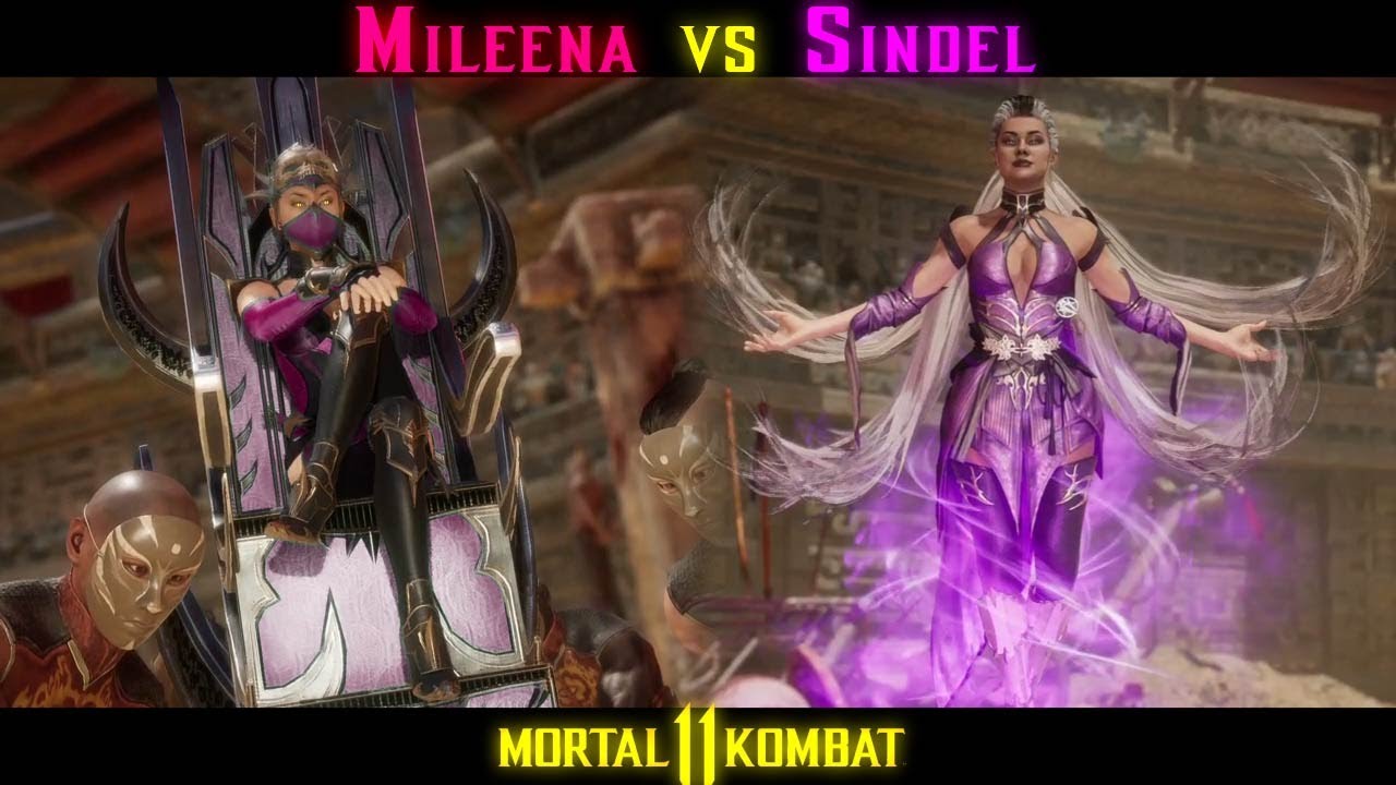 Mileena vs Sindel (Custom Intros) - Mortal Kombat 11