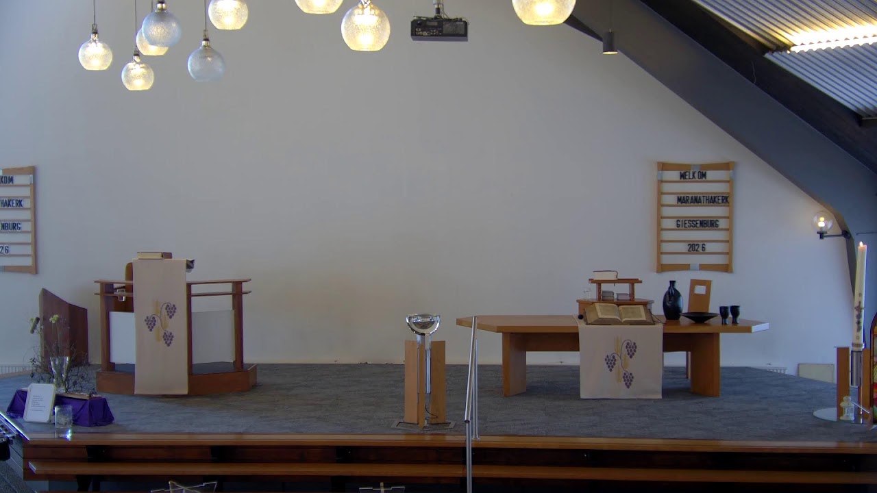 Live uitzending Gereformeerde Kerk