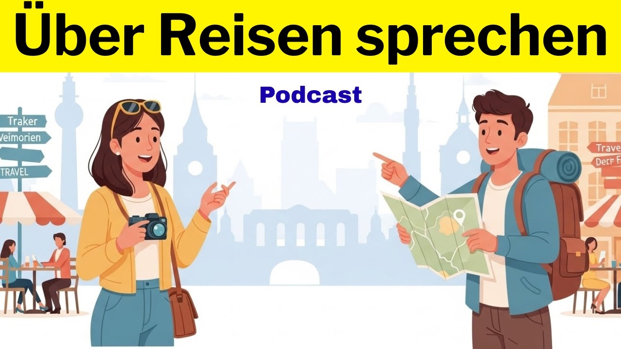 Deutsch Podcast B1 – B2 | Über Reisen sprechen | Natürlich & flüssig Deutsch lernen