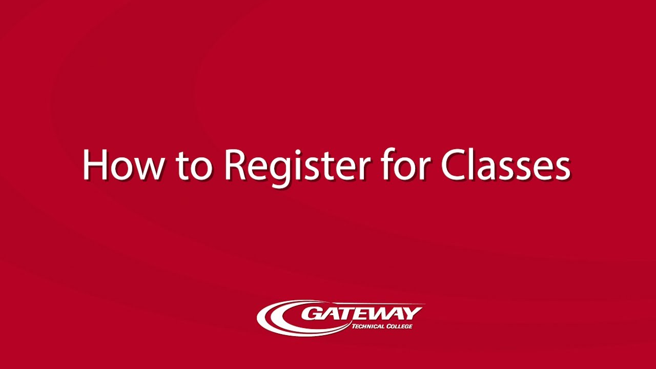 How to Register for Classes