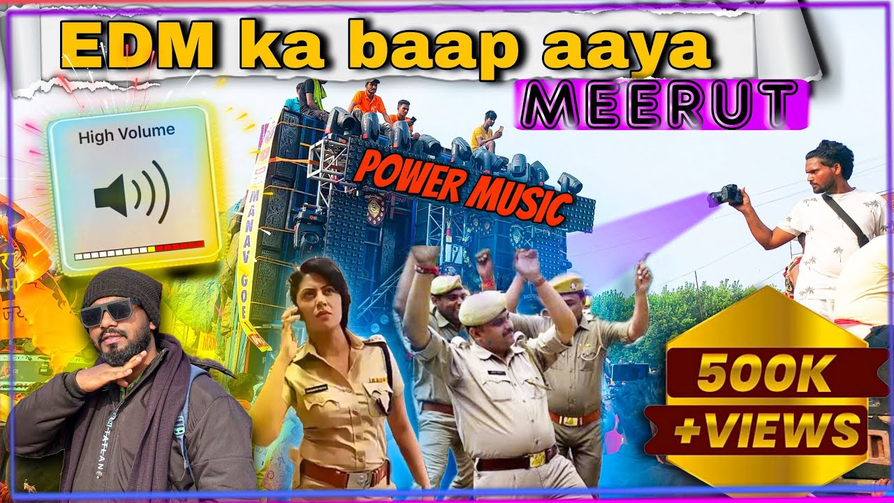 EDM ka baap aaya &ndash; Power ne beat girayi, Meerut hil gaya 🔥 THE END !