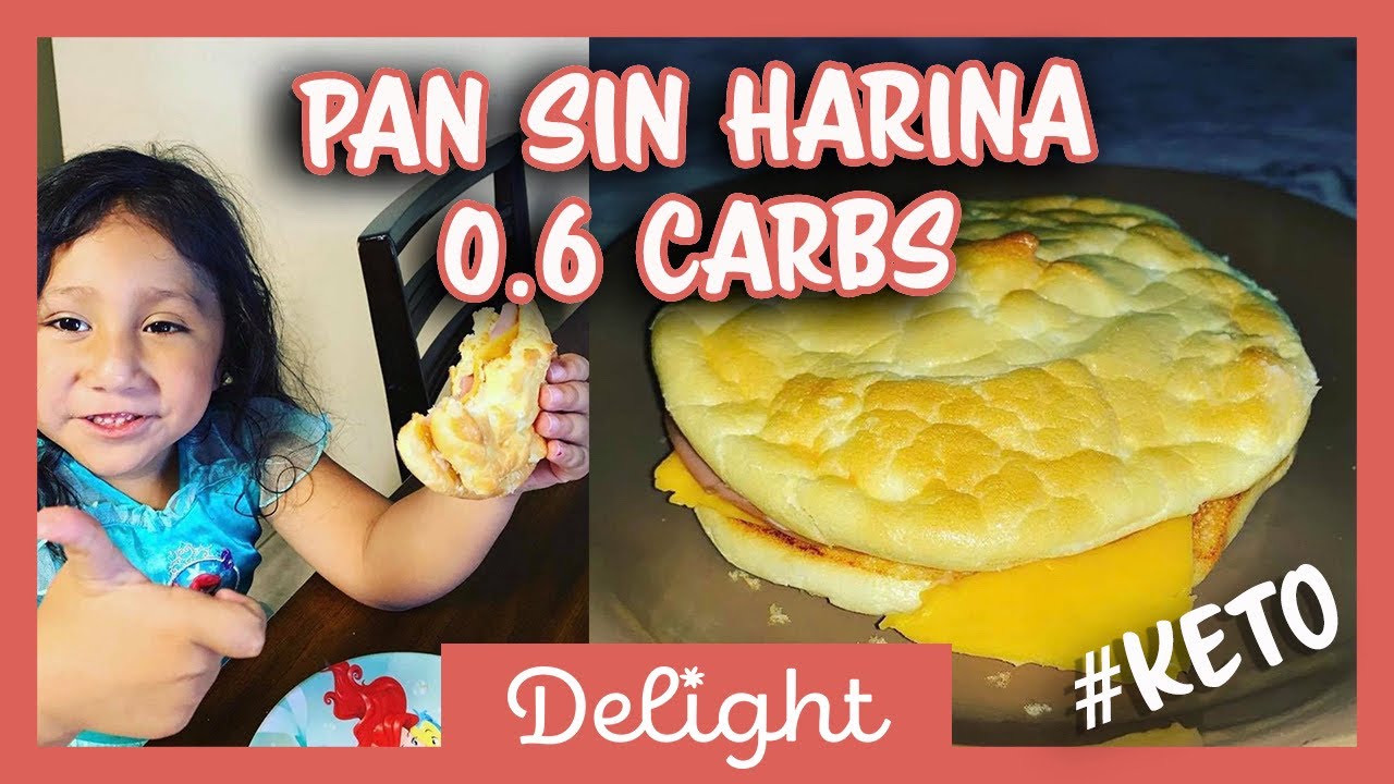 Pan Cetogenico, Pan Keto (Sin harina, Pan Nube)