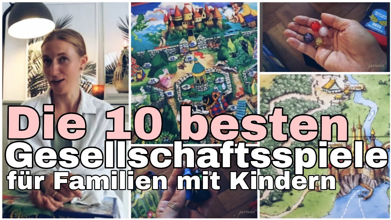 Die 10 BESTEN Gesellschaftsspiele für Familien mit Kindern l Top 10 Spiele