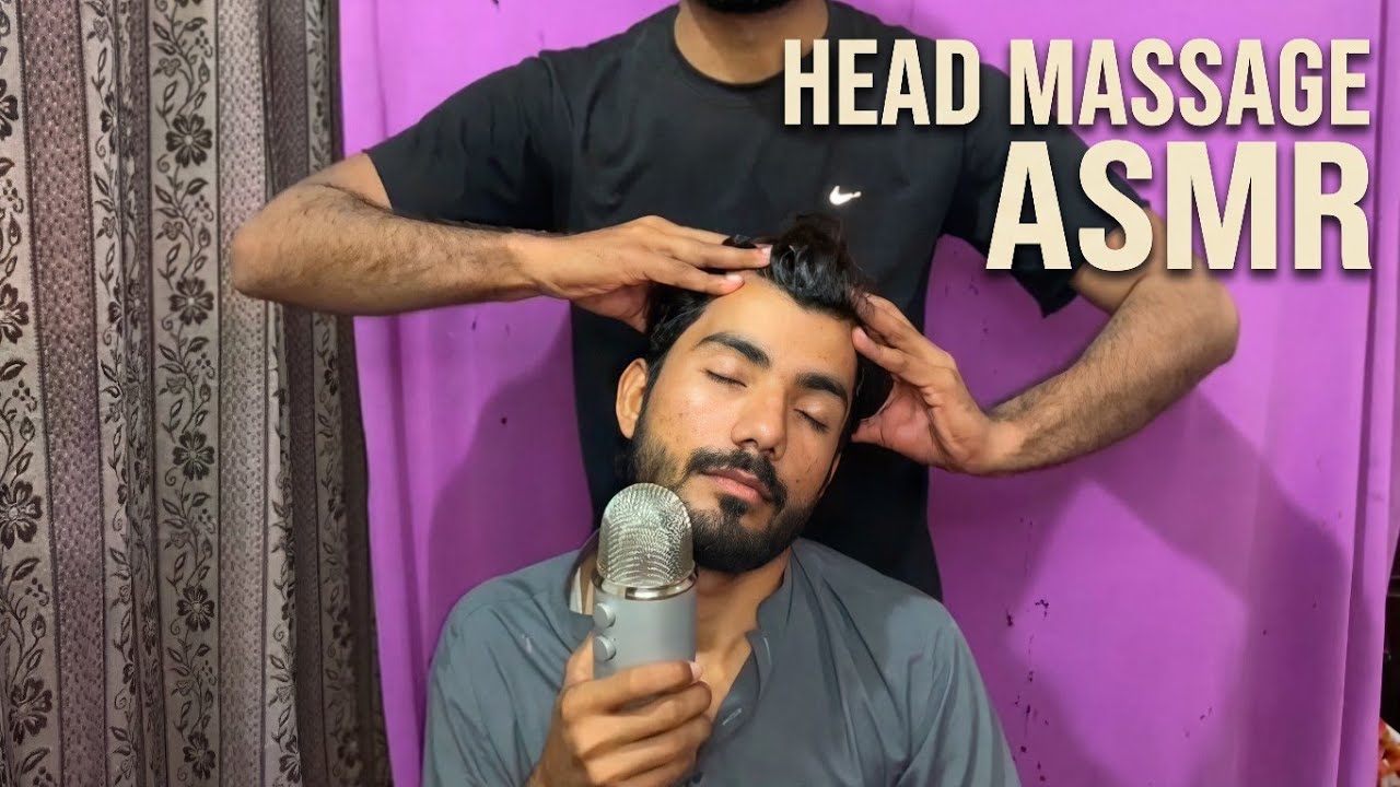 So Relaxing ASMR Head massage (ASMR MOOR)