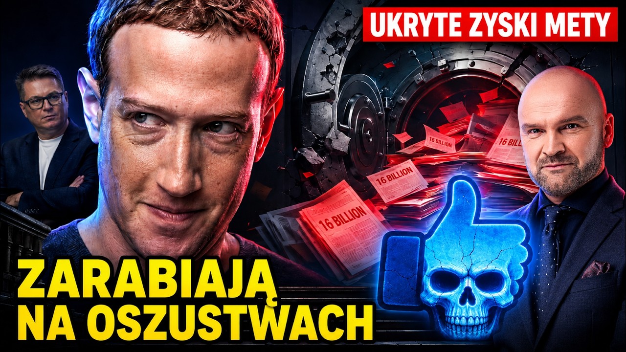 16 MILIARD&Oacute;W ZE SCAMU! Szokująca prawda o tym, dlaczego Facebook celowo nie blokuje oszust&oacute;w.
