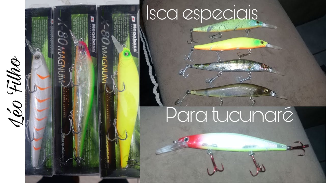 Melhores iscas artificiais para Tucunaré!! Só as toppp