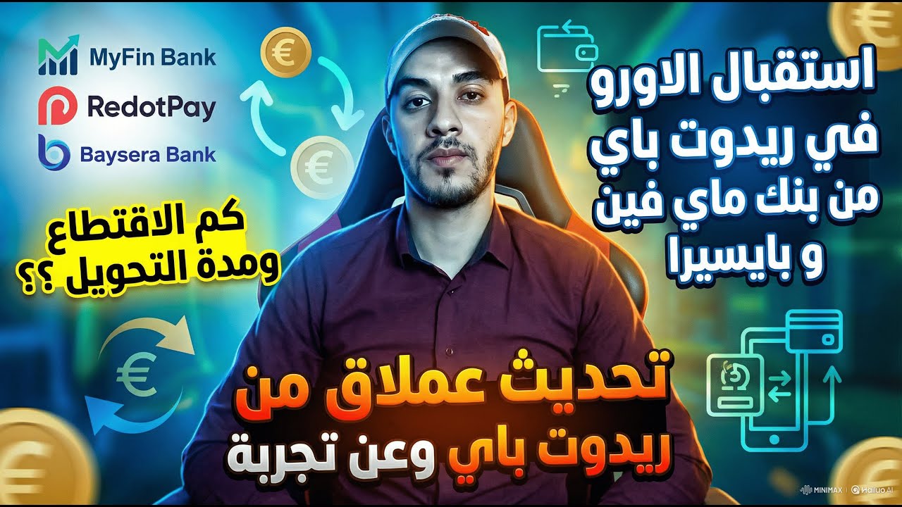 تجربة ارسال عملة اليورو &euro; الى Redotpay من البنوك الاخرى Myfine و Payseera😍كم الاقتطاع ومدة التحويل؟🙄