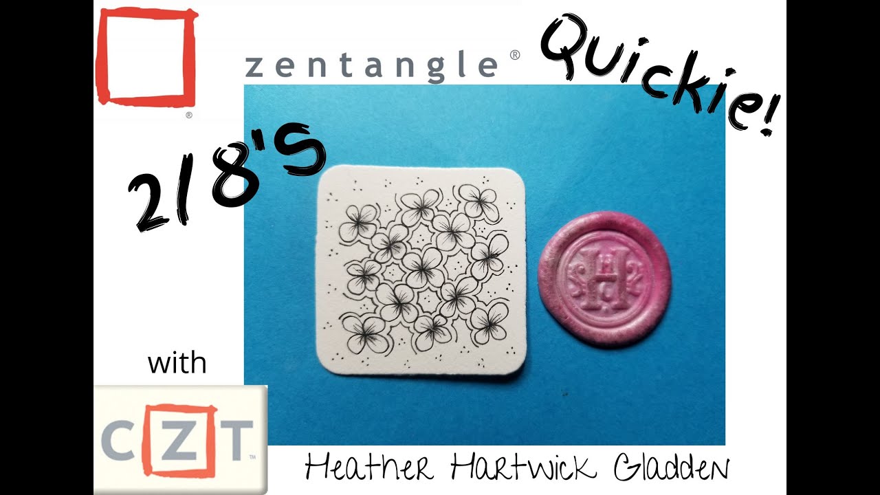 2/8's | Zentangle® Quickie