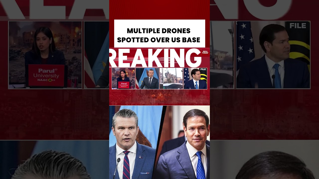 Iran US War: Drone Activity Over US Bases Where  Marco Rubio and Pete Hegseth Live