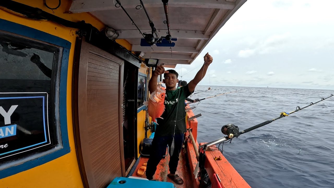 Mancing di Luconia -Part 2 || Jumpa Kerisi Marine 4.