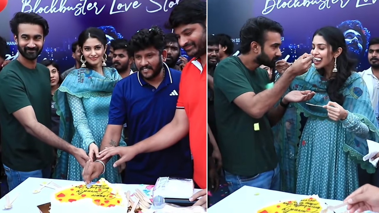 Santosh Soban & Manasa Varanasai With Couple Family Team Success Celebrations