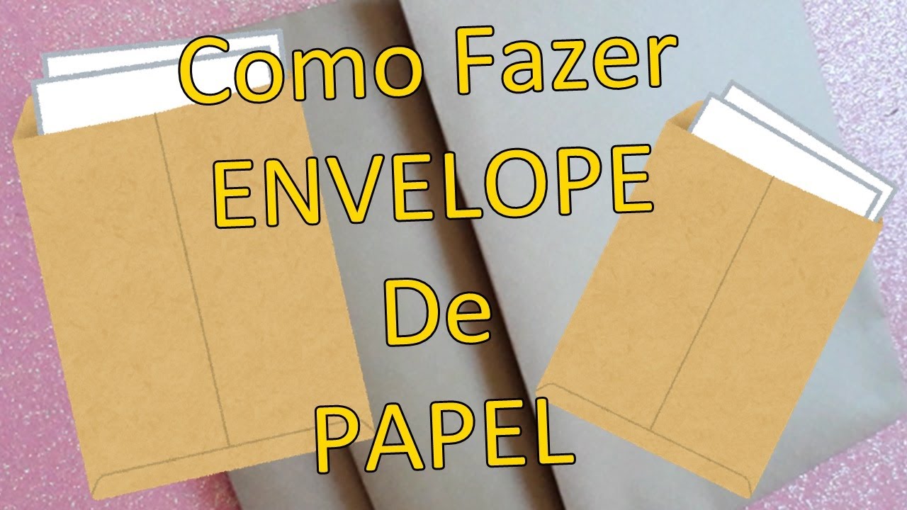 Como Fazer Envelope De Papel,ENVIOS coreios#adesivosdeunhas #nailart