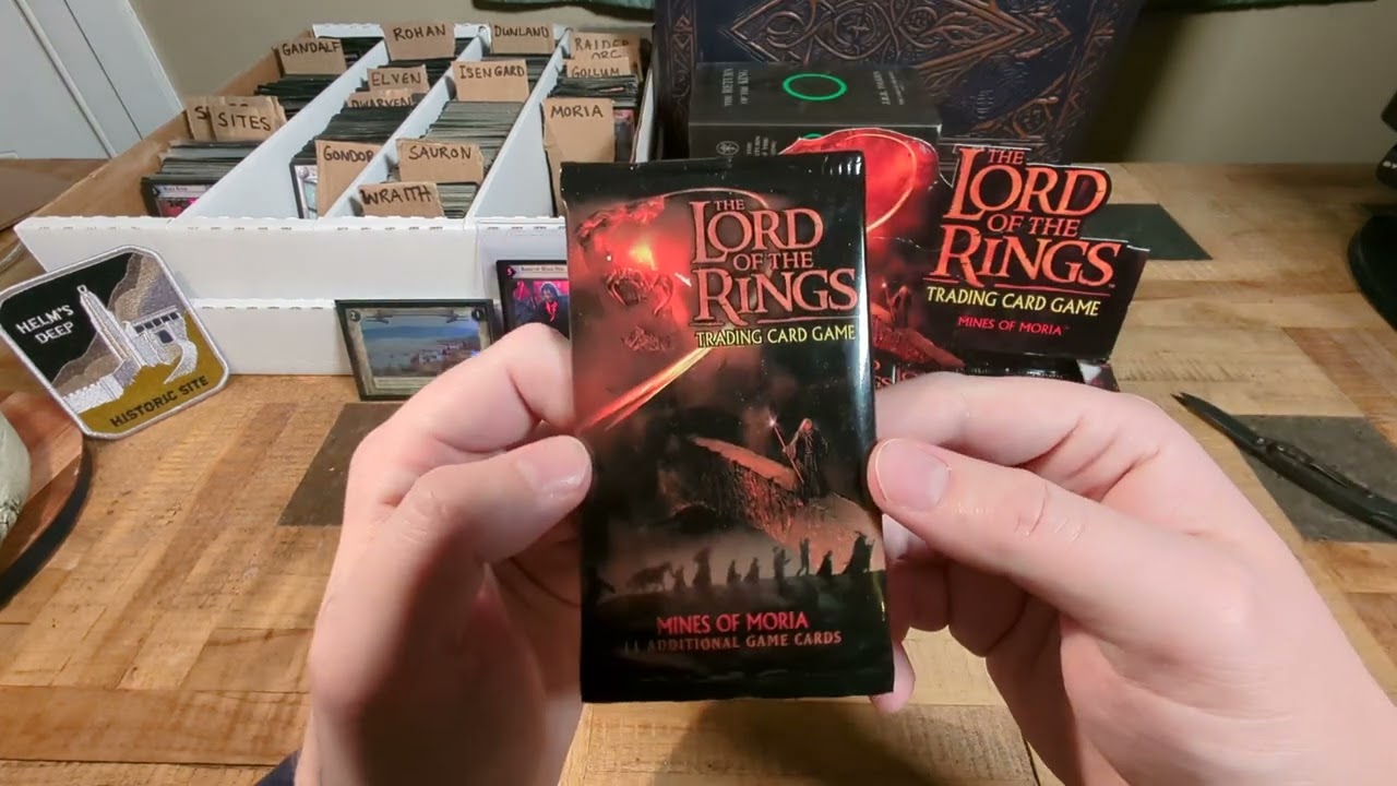 LotR TCG Mines of Moria Booster Box (2002) Full Opening