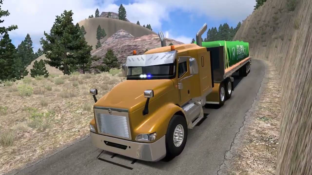 Custom International 9400i //Detroit Diesel 12.7L// American Truck Simulator // ATMX Mountain Roads