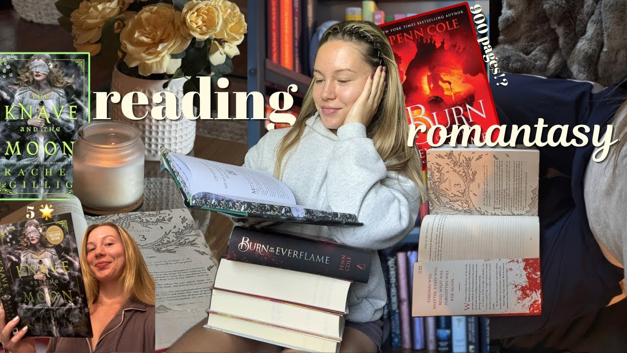 НАКОНЕЦ-ТО заканчиваю фэнтези-циклы | романтази-влог о чтении 🐉🤎🧝🏽&zwj;♀️