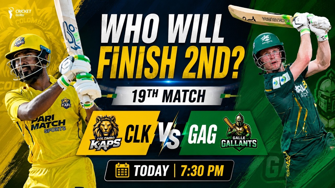 LPL 2026: Colombo Strikers vs Galle Marvels 19th Match Prediction - Toss, Pitch Report & Playing 11