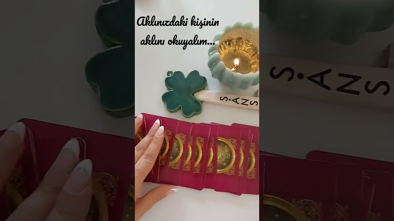 ☝️ Aklınızdaki kişinin aklını okuyalım 🤭 #tarot #keşfet #aklımdakikişi #aşk