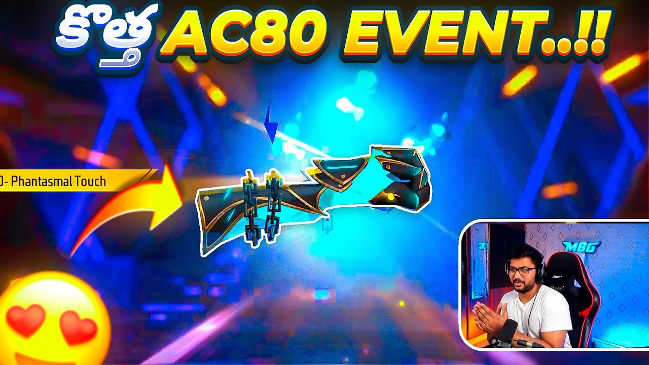 New AC80 Is LOVE !! - Free Fire Telugu - TEAM MBG