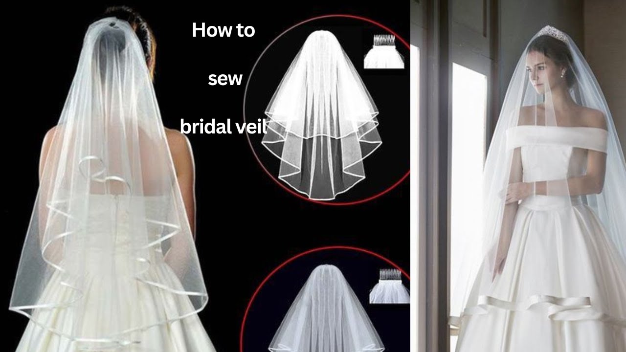 Как сделать фату. #komefashion #sewing #sewingtutorial #sew #sewingtips #weddingveil