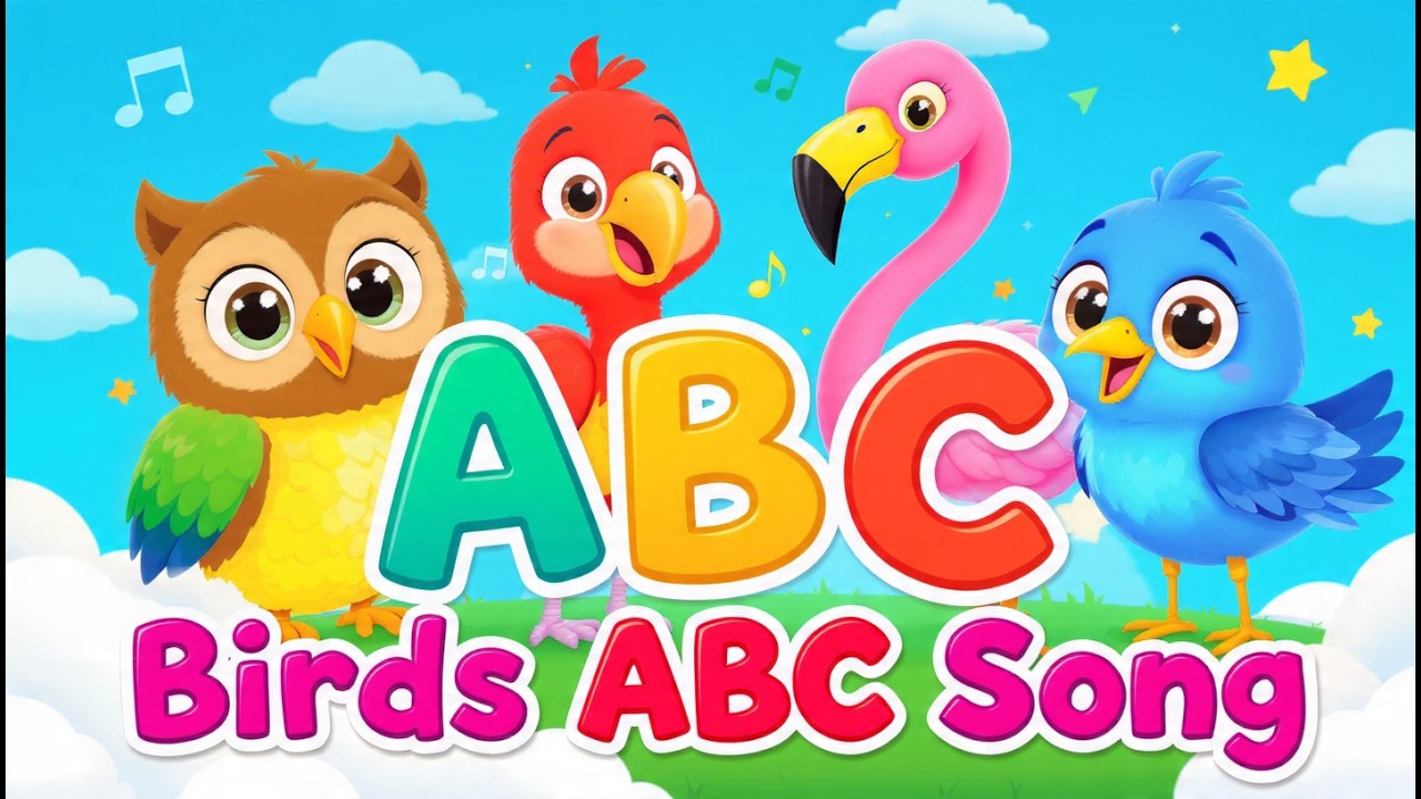 Learn ABC with Birds | Alphabet Song for Toddlers