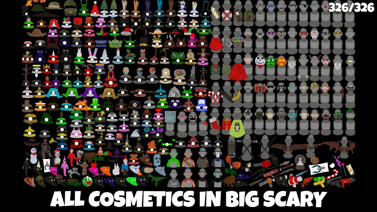 I Got EVERY Cosmetic In Big Scary.. (326 Cosmetics)