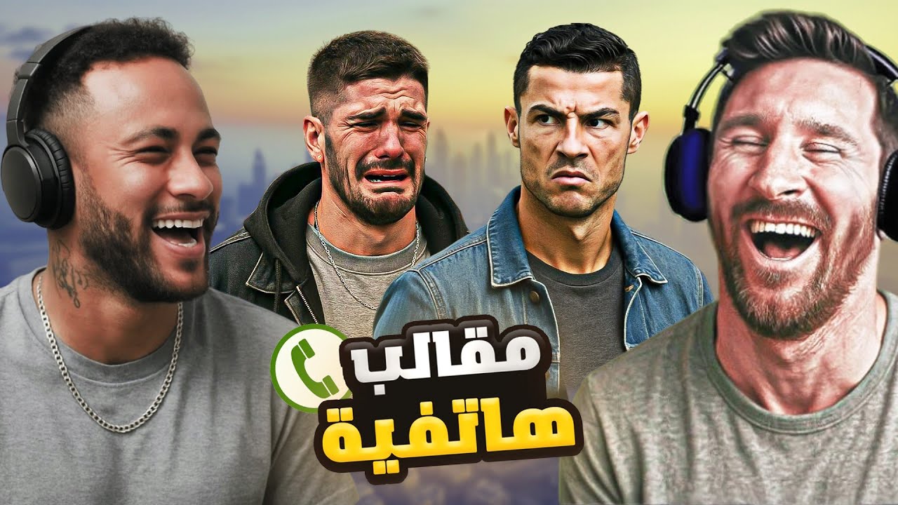 ميسي ونيمار يمقلبون ..(كريستيانو وديبول🤣)